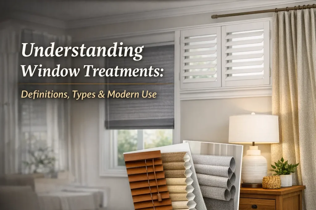 Understanding Window Treatments Definitions, Types, and Modern Use in Home Design